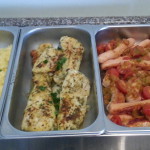 Buffet breakfast 2- eggs, fish, variety of pork, beef, chicken